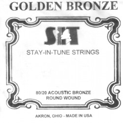SIT Golden
Bronze 
022GB Corda singola chitarra acustica 022 (SOL) SIT Golden
Bronze 
022GB Corda singola chitarra acustica 022 (SOL)
