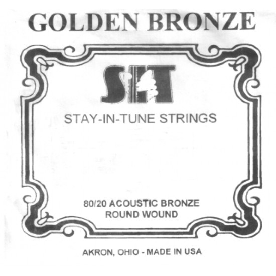 SIT Golden
Bronze
022GB Corda singola chitarra acustica 022 (SOL) SIT Golden
Bronze
022GB Corda singola chitarra acustica 022 (SOL)