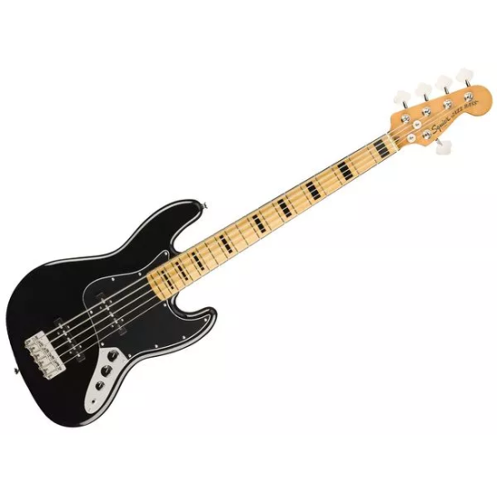 Squier by Fender Classic Vibe 70 Jazz Bass V Maple Black