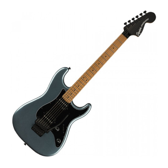 Squier by Fender Contemporary Stratocaster HH FR Roasted Gunmetal Metallic Squier by Fender Contemporary Stratocaster HH FR Roasted Gunmetal Metallic