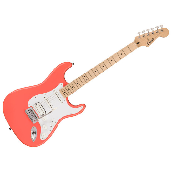 Squier by Fender Sonic Stratocaster HSS Maple Tahitian Coral Squier by Fender Sonic Stratocaster HSS Maple Tahitian Coral