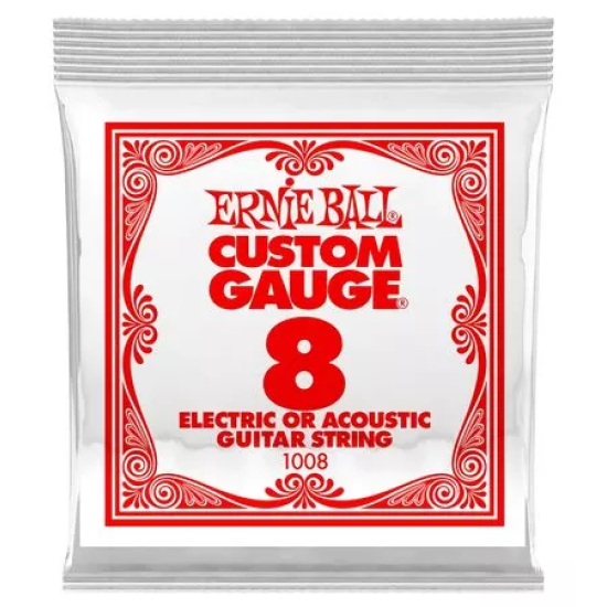 ERNIE BALL 1008 ELECTRIC STRING CUSTOM GAUGE 0.08