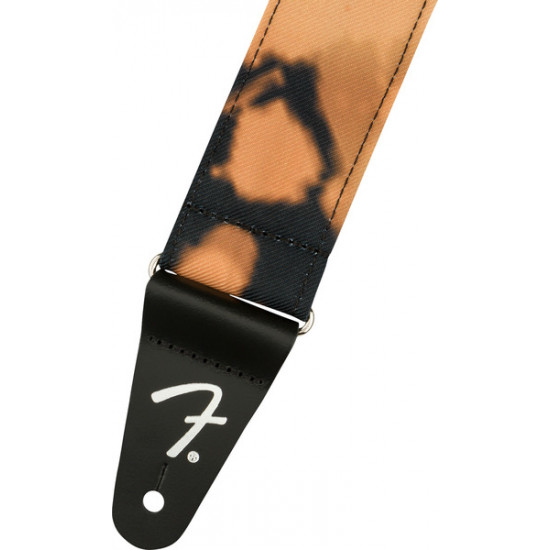 Fender Strap Tie Dye Acid Wash Black Fender Strap Tie Dye Acid Wash Black