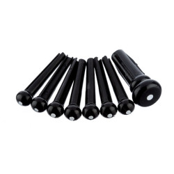 Fender Parts Bridge Pin Set  Black