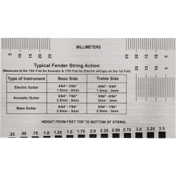 Fender string action gauge