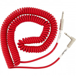 Fender Original Series Coil Cable Straight-Angle 30'(9m) Fiesta Red Fender Original Series Coil Cable Straight-Angle 30'(9m) Fiesta Red