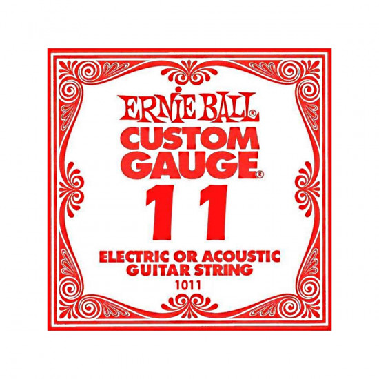 ERNIE BALL 1011 ELECTRIC STRING CUSTOM GAUGE 0.11 ERNIE BALL 1011 ELECTRIC STRING CUSTOM GAUGE 0.11