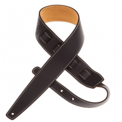 Magrabò Holes HS Colors Nero 6 cm - Guitar Strap Made in Italy Magrabò Holes HS Colors Nero 6 cm - Guitar Strap Made in Italy