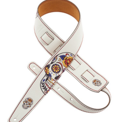 Magrabò Holes HS Special Art Print Calavera - 6 cm - Guitar Strap Made in Italy Magrabò Holes HS Special Art Print Calavera - 6 cm - Guitar Strap Made in Italy