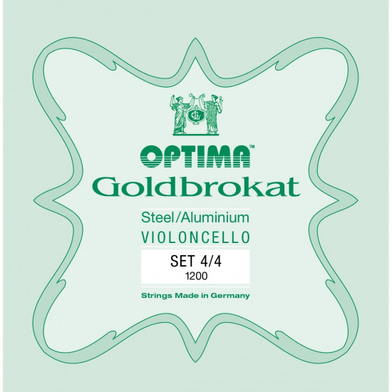 OPTIMA GOLDBROKAT 1200 SET CORDE VIOLONCELLO 4/4