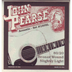 JOHN PEARSE 160SL ACOUSTIC GUITAR STRING SET 11-50 80/20 BRONZE JOHN PEARSE 160SL ACOUSTIC GUITAR STRING SET 11-50 80/20 BRONZE