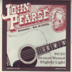 JOHN PEARSE 160SL ACOUSTIC GUITAR STRING SET 11-50 80/20 BRONZE JOHN PEARSE 160SL ACOUSTIC GUITAR STRING SET 11-50 80/20 BRONZE