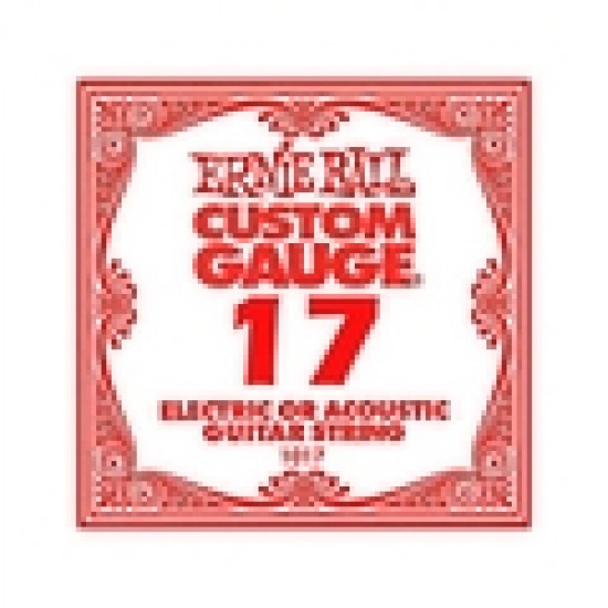 ERNIE BALL 1017 ELECTRIC STRING CUSTOM GAUGE 0.17 ERNIE BALL 1017 ELECTRIC STRING CUSTOM GAUGE 0.17