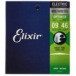 ELIXIR 19027 OPTIWEB ELECTRIC STRINGS SET 09-46 ELIXIR 19027 OPTIWEB ELECTRIC STRINGS SET 09-46