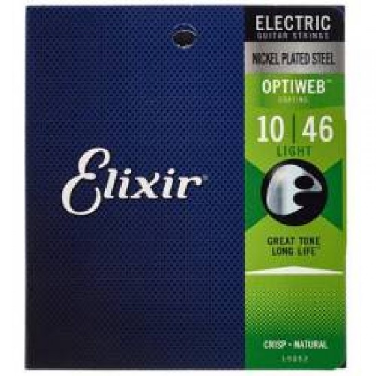 ELIXIR 19052 OPTIWEB ELECTRIC STRINGS SET 10-46
