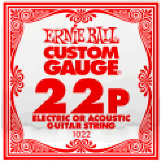 ERNIE BALL 1022 ELECTRIC STRING CUSTOM GAUGE 0.22P