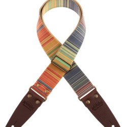 Magrabò Stripe SC Retrò Rainbow 5 cm terminali Marrone fibbia Ottone