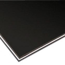 Parts Planet 24-PSS BWB - Foglio per battipenna per chitarra elettrica e basso - Nero 3 strati