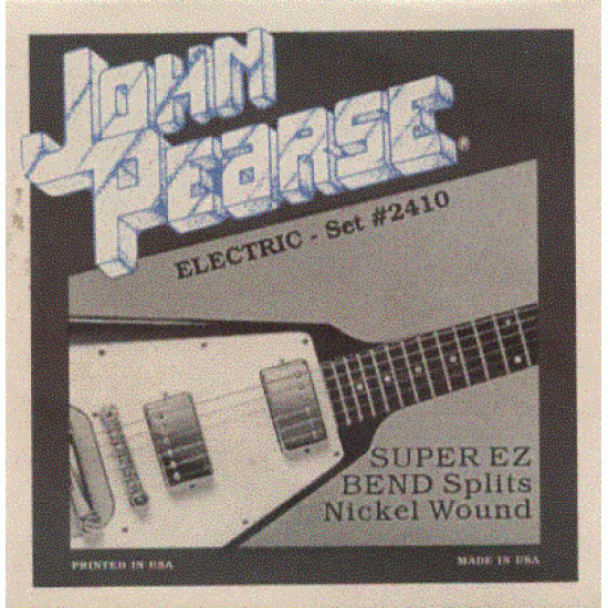 JOHN PEARSE 2410 ELECTRIC GUITAR STRING SET 09-46 NICKEL WOUND