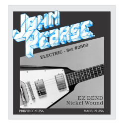 JOHN PEARSE 2500 ELECTRIC GUITAR STRING SET 10-46 NICKEL WOUND JOHN PEARSE 2500 ELECTRIC GUITAR STRING SET 10-46 NICKEL WOUND