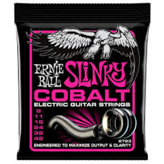 Ernie Ball 2723 Cobalt 09-42 Electric Guitar Strings Set Ernie Ball 2723 Cobalt 09-42 Electric Guitar Strings Set