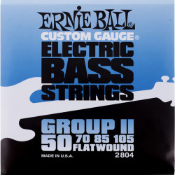 ERNIE BALL 2804 ELECTRIC BASS STRINGS SET 50-105 
FLATWOUND ERNIE BALL 2804 ELECTRIC BASS STRINGS SET 50-105 
FLATWOUND