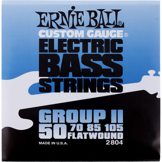 ERNIE BALL 2804 ELECTRIC BASS STRINGS SET 50-105
FLATWOUND ERNIE BALL 2804 ELECTRIC BASS STRINGS SET 50-105
FLATWOUND