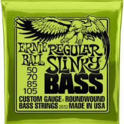 ERNIE BALL 2832 Regular Slinky ELECTRIC BASS STRINGS SET 50-105 ERNIE BALL 2832 Regular Slinky ELECTRIC BASS STRINGS SET 50-105