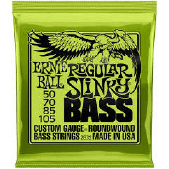 ERNIE BALL 2832 Regular Slinky ELECTRIC BASS STRINGS SET 50-105 ERNIE BALL 2832 Regular Slinky ELECTRIC BASS STRINGS SET 50-105