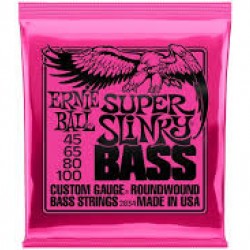 ERNIE BALL 2834 Super Slinky ELECTRIC BASS STRINGS SET 45-100 ERNIE BALL 2834 Super Slinky ELECTRIC BASS STRINGS SET 45-100