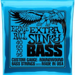 ERNIE BALL 2835 Extra Slinky ELECTRIC BASS STRINGS SET 40-95 ERNIE BALL 2835 Extra Slinky ELECTRIC BASS STRINGS SET 40-95