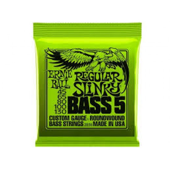 ERNIE BALL 2836 Regular Slinky BASS 5 SET 45-130 ERNIE BALL 2836 Regular Slinky BASS 5 SET 45-130