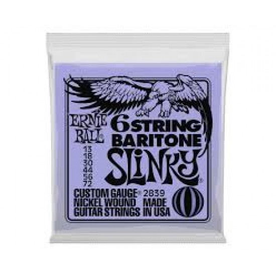 ERNIE BALL 2839 6 String BARITONE SET 13-72 ERNIE BALL 2839 6 String BARITONE SET 13-72