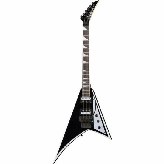 Jackson JS32 Rhoads AH BK - Black w/white bevels