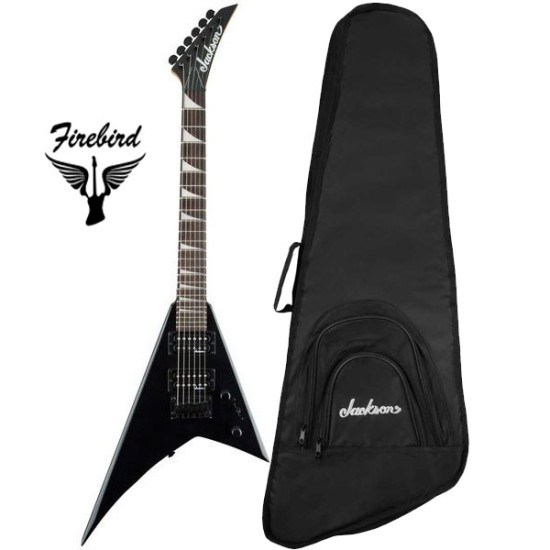 Jackson JS1X Minion Rhoads Series AH Satin Black with BAG - BUNDLE