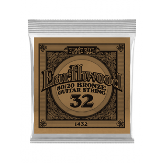 ERNIE BALL 1432 ACOUSTIC STRING EARTHWOOD 80/20 0,32 ERNIE BALL 1432 ACOUSTIC STRING EARTHWOOD 80/20 0,32