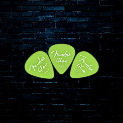 Fender 351 Shape Glow in the Dark Picks Pack - Mixed Sizes Fender 351 Shape Glow in the Dark Picks Pack - Mixed Sizes