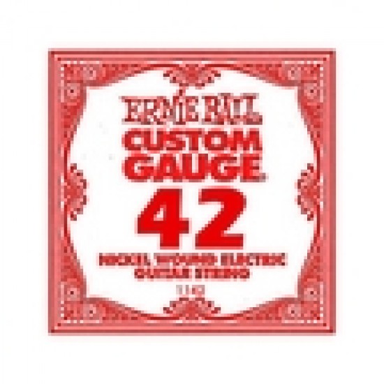 ERNIE BALL 1142 ELECTRIC STRING CUSTOM GAUGE 0.42W ERNIE BALL 1142 ELECTRIC STRING CUSTOM GAUGE 0.42W