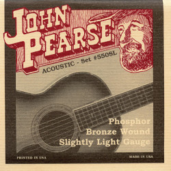 JOHN PEARSE 550SL ACOUSTIC GUITAR STRING SET 11-50 PHOSPHOR BRONZE JOHN PEARSE 550SL ACOUSTIC GUITAR STRING SET 11-50 PHOSPHOR BRONZE
