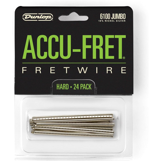 DUNLOP Accu-Fret Fretwire 6000 Jumbo Hard (Set 24)