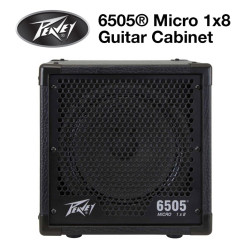 Peavey 6505 Micro Cabinet 1x8 Black Peavey 6505 Micro Cabinet 1x8 Black
