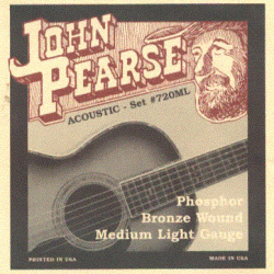 John Pearse 720ML Muta corde per chit. acustica Phosphor Bronze - 013/052 John Pearse 720ML Muta corde per chit. acustica Phosphor Bronze - 013/052
