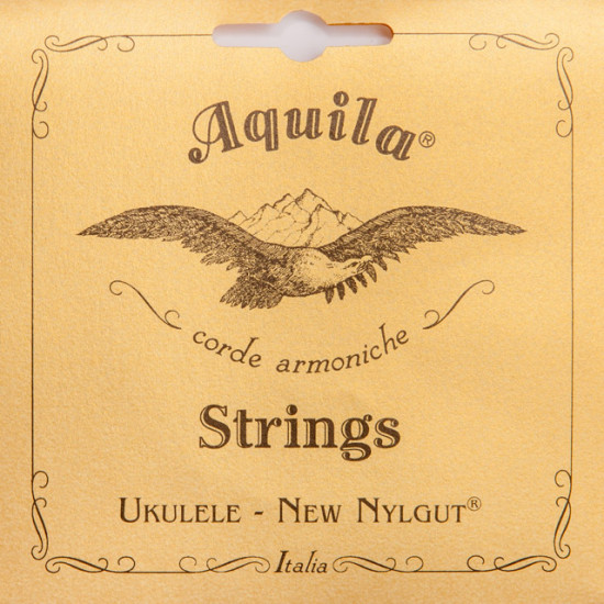 Aquila 7U Set di corde per Ukulele Concerto - High G - New Nylgut -