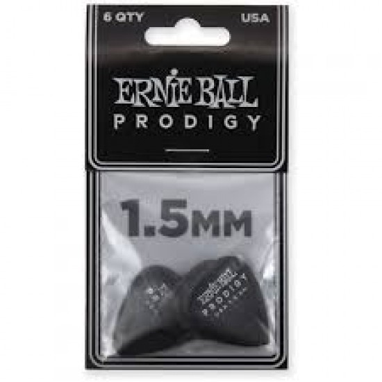 ERNIE BALL 9199 PRODIGY PICK STANDARD 1.5 GREY 6 PZ