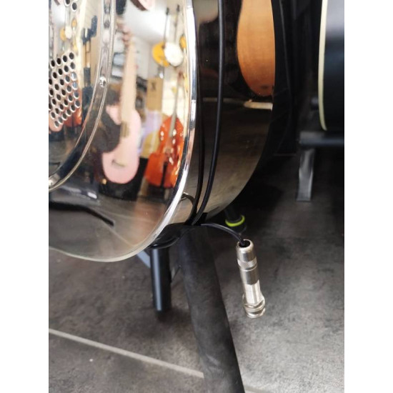 Recording King RM-998-R chitarra resofonica con Lace pick-up e astuccio 2nd