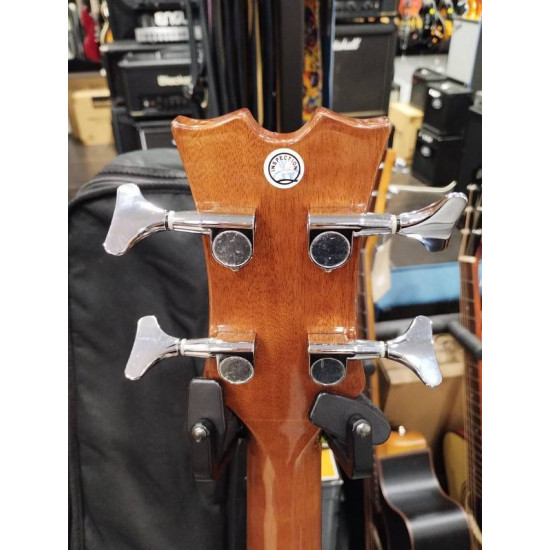 Dean EQABA GN Exotica quilt ash gloss natural 2nd - Acoustic Bass w/Bag