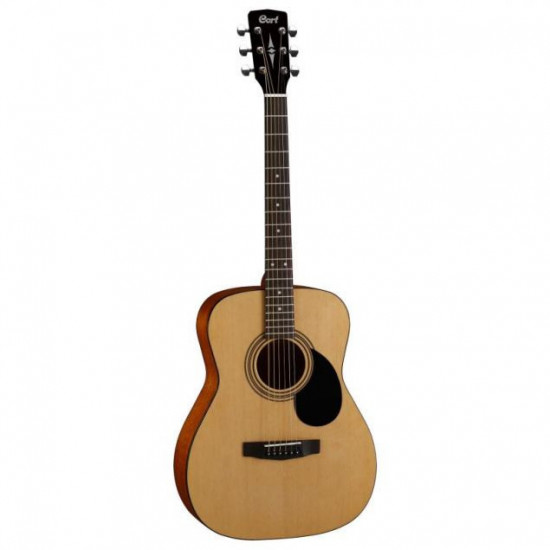 Cort AF510E Natural Open Pore - Chitarra acustica elettrificata con borsa