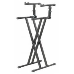 OQAN AKS03 KEYBOARD STAND DOUBLE X DOUBLE LAYER