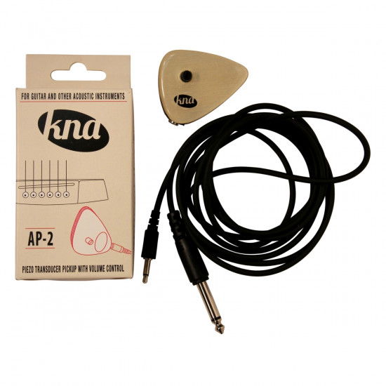 KNA AP-2 TRASDUTTORE PICKUP PER CHITARRA. CAJON E STRUMENTI ACUSTICI CON CONTROLLO VOLUME