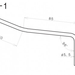 Gotoh AW1 C Leva per ponte Wilkinson VS100G - Cromata Gotoh AW1 C Leva per ponte Wilkinson VS100G - Cromata